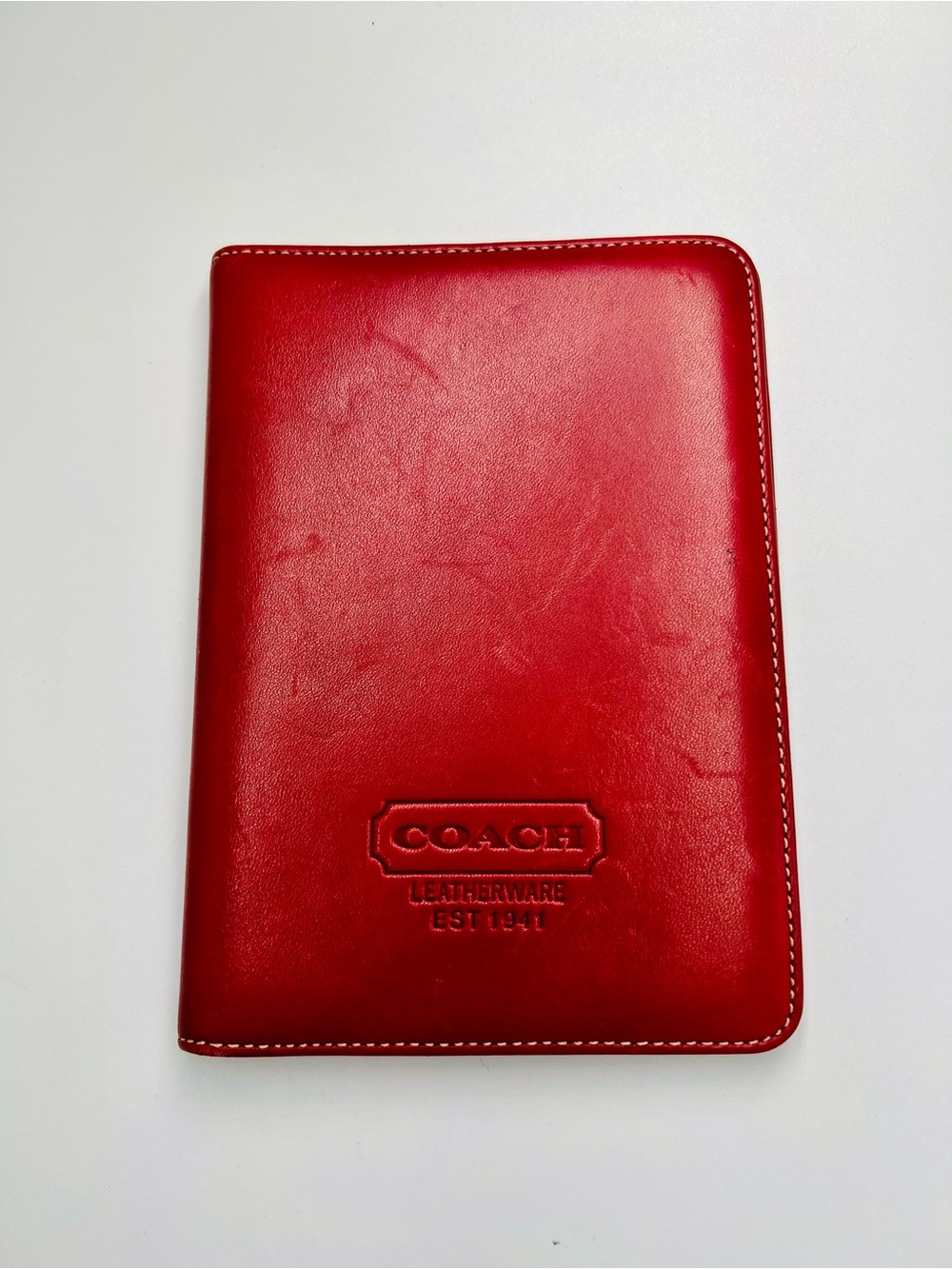 Vintage COACH Leather Notebook / Agenda Cover